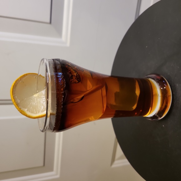 Other - Faux Food Fake Ice Tea w/ Lemon Glass of Soda 6 7/8"